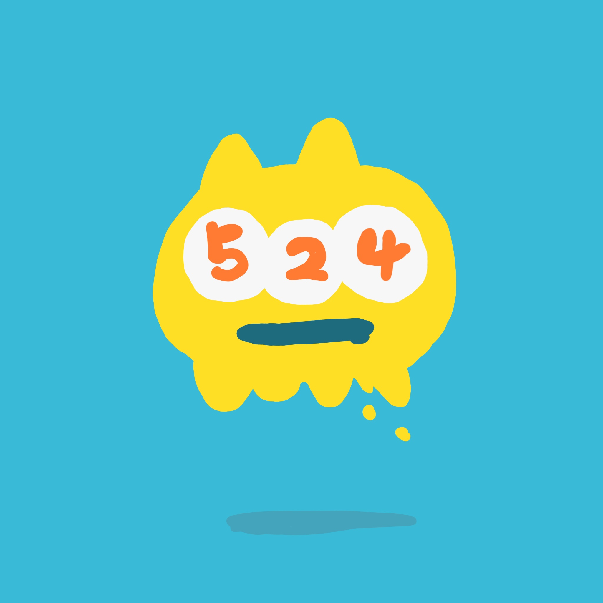 空中に浮かぶ524